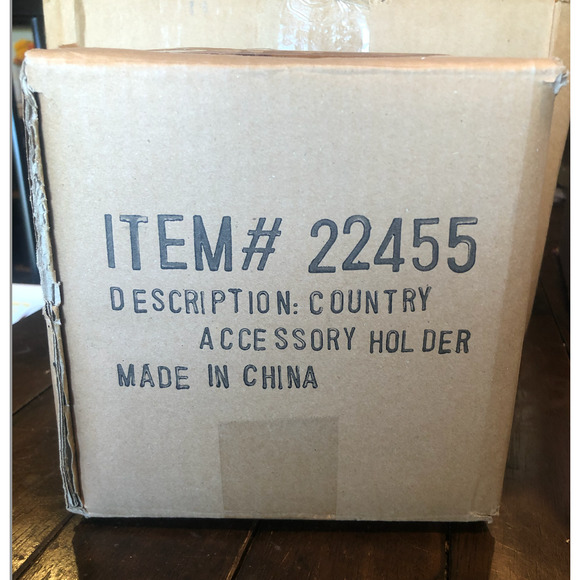 NIB 90's Vintage Collections Etc Fall Country Napkin Salt Pepper Set Farm Ranch - Picture 13 of 14